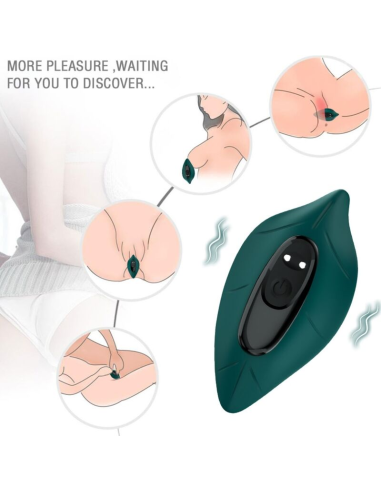 ARMONY - Estimulador y Vibrador Control Remoto Verde | Placer Personalizado y Resistente al Agua
