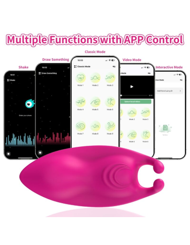 ARMONY Honeybee Panties Vibrador Punto G Fucsia - Discreta Estimulación con App Gratuita