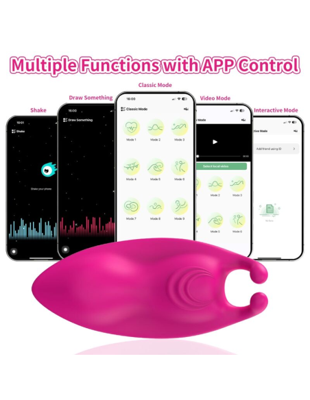 ARMONY Honeybee Panties Vibrador Punto G Fucsia - Discreta Estimulación con App Gratuita