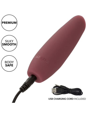 CALEXOTICS Mod Tilt Estimulador Rojo: Placer, Estilo y Estimulación Integral