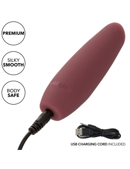 CALEXOTICS Mod Tilt Estimulador Rojo: Placer, Estilo y Estimulación Integral