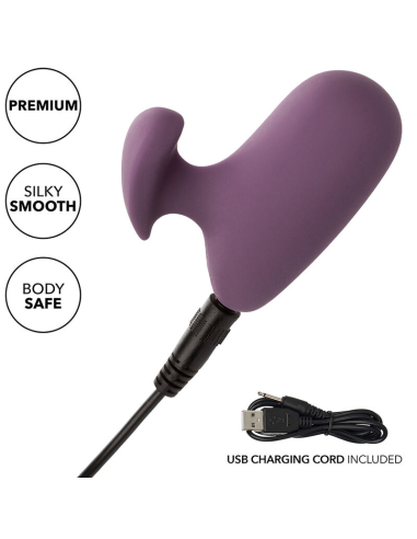 Stimulación Intensa con CALEXOTICS Mod Touch: Masajeador Ergonómico Morado, 10 Velocidades, Silicona Impermeable