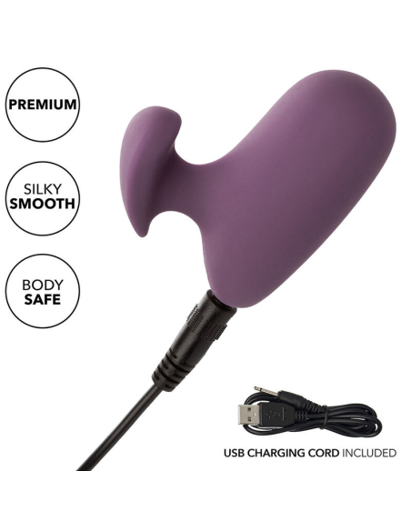 Stimulación Intensa con CALEXOTICS Mod Touch: Masajeador Ergonómico Morado, 10 Velocidades, Silicona Impermeable