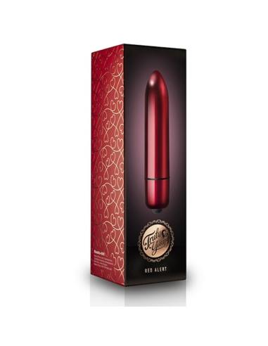 ROCKS-OFF - TRULY YOURS RO-120 00 RED ALERT: Bala Vibradora para Placer Infinito - 10 Funciones y 100% Impermeable