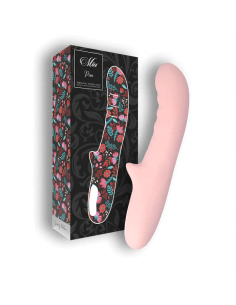 MIA - Pisa Vibrador Rotador Rosa: Placer y Estímulo con Doble Motor y 10 Programas de Vibración