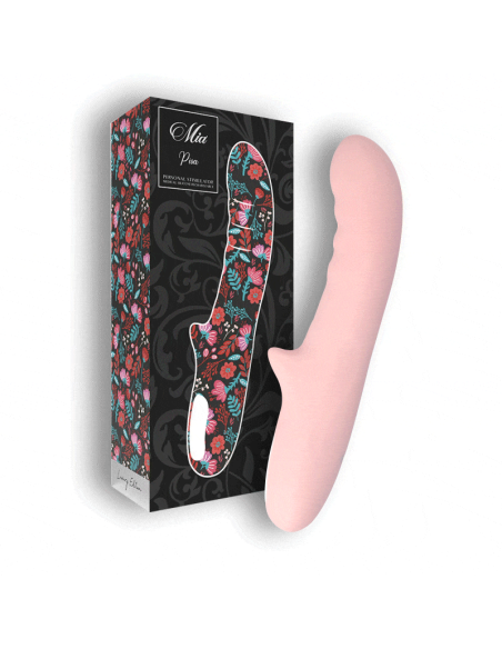 MIA - Pisa Vibrador Rotador Rosa: Placer y Estímulo con Doble Motor y 10 Programas de Vibración