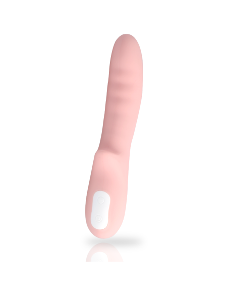 MIA - Pisa Vibrador Rotador Rosa: Placer y Estímulo con Doble Motor y 10 Programas de Vibración