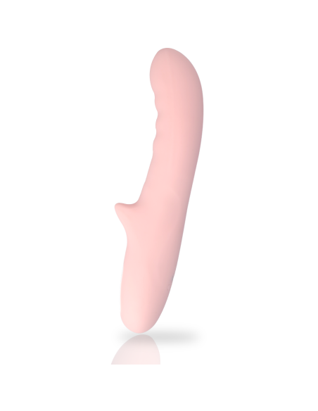 MIA - Pisa Vibrador Rotador Rosa: Placer y Estímulo con Doble Motor y 10 Programas de Vibración