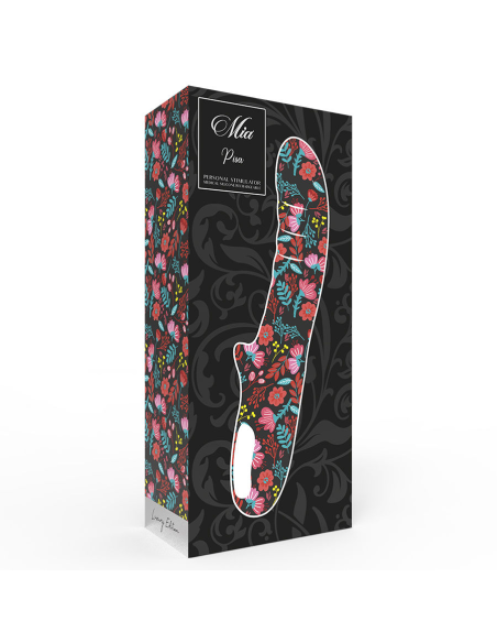 MIA - Pisa Vibrador Rotador Rosa: Placer y Estímulo con Doble Motor y 10 Programas de Vibración