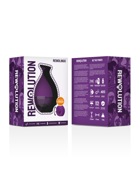 REWOLUTION - REWOLINGO: Vibrador Externo Superpoderoso con Lengua para Explorar Nuevas Sensaciones