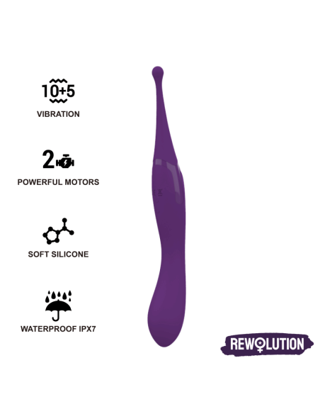 REWOLUTION - REWOMAGIC Estimulador: Placer Intensificado para Mujeres | Orgasmos Increíbles