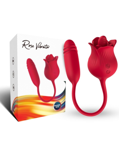 ARMONY - ROSELIP Estimulador Clítoris con Lengua | 10 Modos & Vibrador Rojo