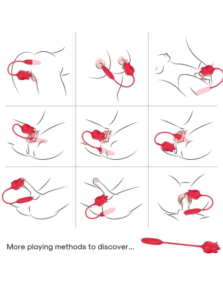 ARMONY Rosa 3 en 1: Succionador Clitoriano, Estimulador y Vibrador Recargable - Placer Intenso y Seguro