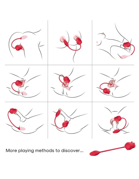 ARMONY - Rosa 2 en 1 Estimulador Succión & Vibrador | 10 Modos | Placer Intenso y Personalizado