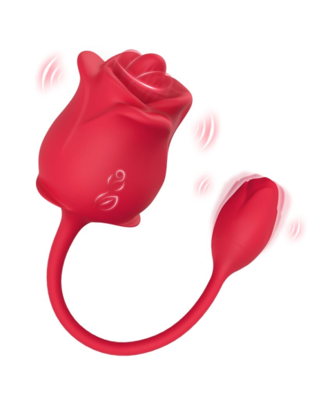 ARMONY - Rosa 2 en 1 Estimulador Succión & Vibrador | 10 Modos | Placer Intenso y Personalizado