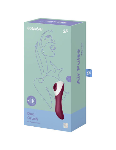 Satisfyer Dual Crush: Estimulador y Vibrador de Clítoris y Punto G con Ondas de Presión y Vibraciones Intensas