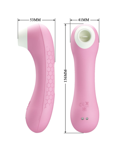ROMANCE - Succionador Clítoris Rosa con 7 Modos de Estimulación | Juguete Sexual Compacto