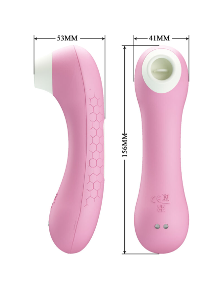 ROMANCE - Succionador Clítoris Rosa con 7 Modos de Estimulación | Juguete Sexual Compacto