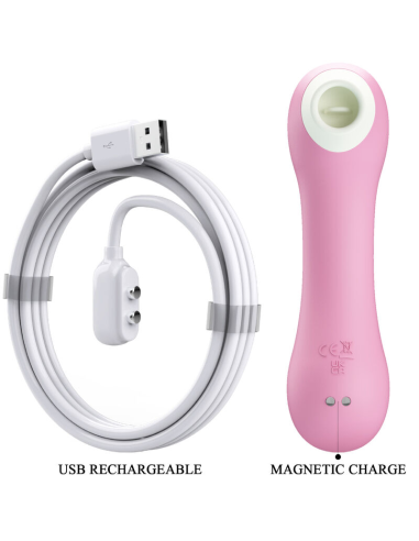 ROMANCE - Succionador Clítoris Rosa con 7 Modos de Estimulación | Juguete Sexual Compacto