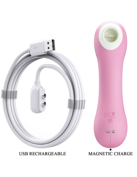 ROMANCE - Succionador Clítoris Rosa con 7 Modos de Estimulación | Juguete Sexual Compacto