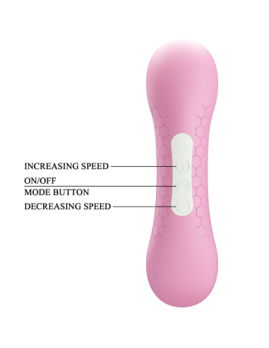 ROMANCE - Succionador Clítoris Rosa con 7 Modos de Estimulación | Juguete Sexual Compacto