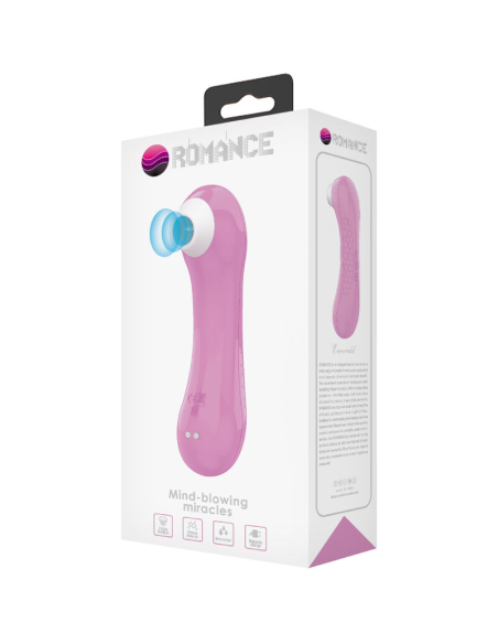 ROMANCE - Succionador Clítoris Rosa con 7 Modos de Estimulación | Juguete Sexual Compacto