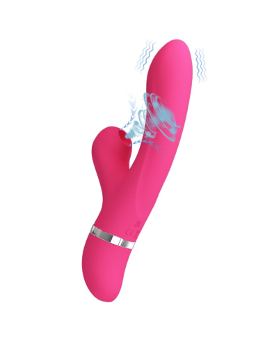 PRETTY LOVE - WILLOW Vibrador Conejito Y Succionador | SexPlace.MX