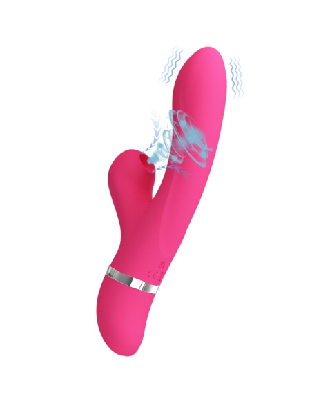 PRETTY LOVE - WILLOW Vibrador Conejito Y Succionador | SexPlace.MX