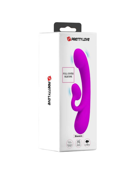 PRETTY LOVE - SINCERE Vibrador Y Succionador De Clitoris | SexPlace.MX