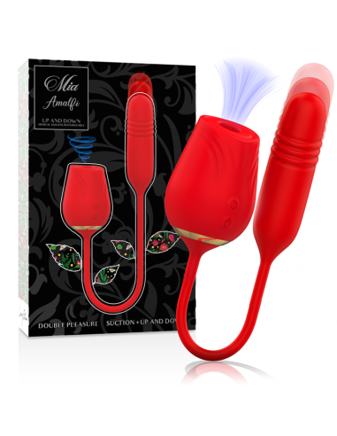 MIA Amalfi Doble Placer: Masajeador Succión + Up and Down para la Menopausia y el Placer Femenino