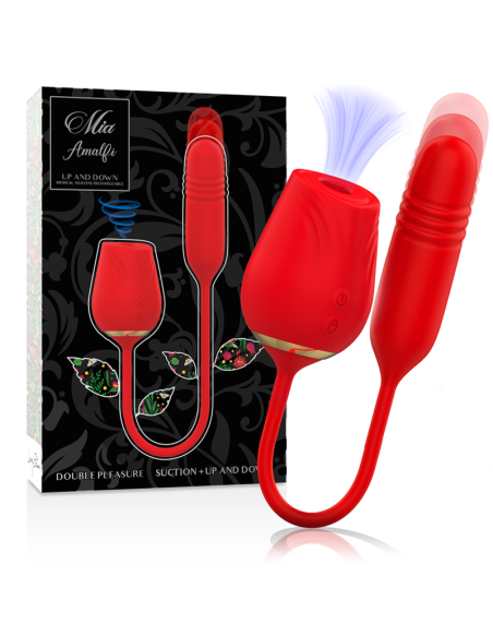 MIA Amalfi Doble Placer: Masajeador Succión + Up and Down para la Menopausia y el Placer Femenino