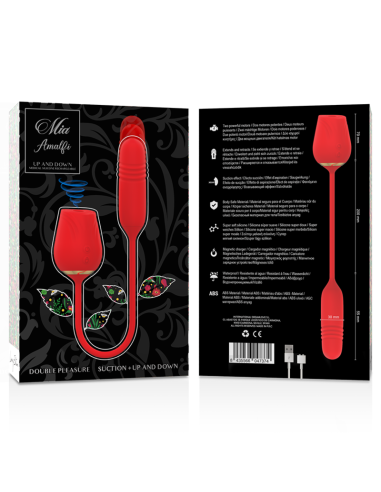 MIA Amalfi Doble Placer: Masajeador Succión + Up and Down para la Menopausia y el Placer Femenino