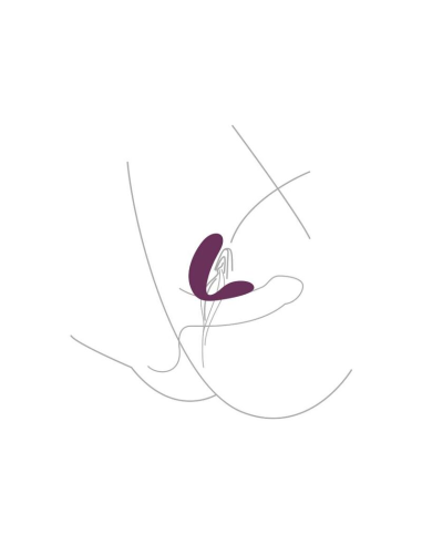 XOCOON - BOUND LOVE Vibrador Para Parejas Morado | SexPlace.MX