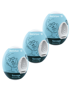 Satisfyer 3 Huevos Masturbadores Savage | SexPlace.MX