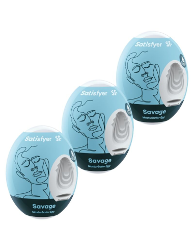 Satisfyer 3 Huevos Masturbadores Savage | SexPlace.MX