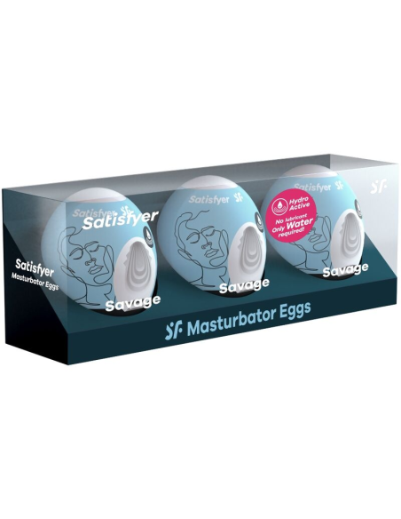 Satisfyer 3 Huevos Masturbadores Savage | SexPlace.MX
