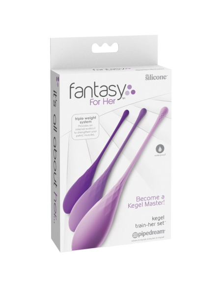 Fantasy for Her - Set Bolas Kegel: Fortalece tu confianza y placer íntimo
