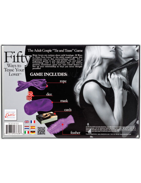 CALEXOTICS - KIT PARA PAREJAS FIFTY WAYS TO TEASE YOUR LOVE | ¡Descubre 50 formas de avivar la pasión!