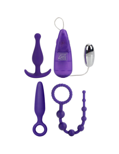 CALEXOTICS - KIT ANAL PARA ELLA: Placer Intenso y Seguro | Masajeador Análico y Vibrador