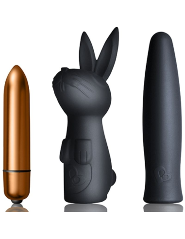 ROCKS-OFF - Kit Oscuros Deseos Silhouette Dark Desire: Placer Elegante y Aventura Intensa