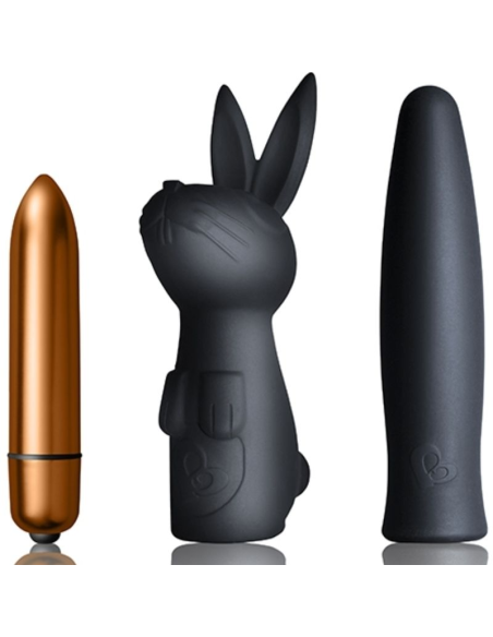 ROCKS-OFF - Kit Oscuros Deseos Silhouette Dark Desire: Placer Elegante y Aventura Intensa