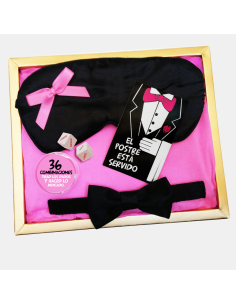 Inédit - Kit Erótico Antifaz: ¡El Postre Está Servido! | 36 Combinaciones de Placer