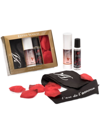 EXTASE SENSUAL - Cofre Íntimo para Ella: Gel Estimulante, Antifaz y Más para Noches de Pasión