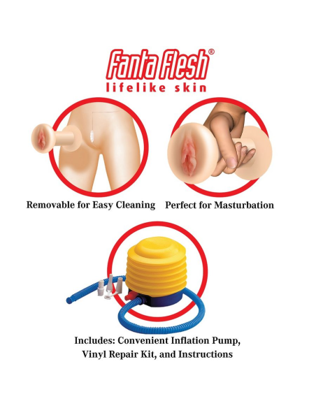 EXTREME DOLLZ - HANNAH HARPER Muñeca Inflable | SexPlace.MX