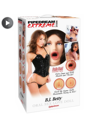 EXTREME DOLLZ - BJ BETTY: Muñeca Inflable Realista | SexPlace.MX