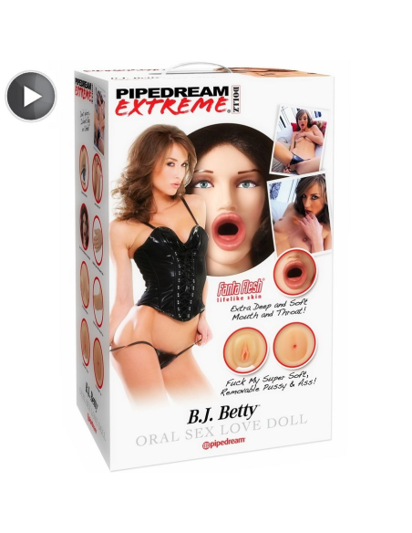 EXTREME DOLLZ - BJ BETTY: Muñeca Inflable Realista | SexPlace.MX