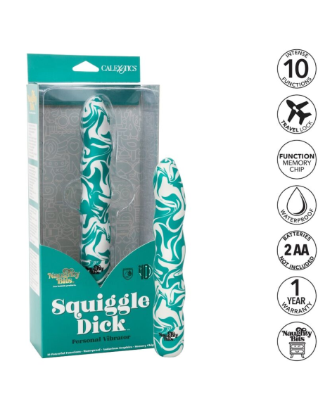 Vibrador Personal CALEXOTICS Squiggle Dick | Estimulación Innovadora y Curvilínea