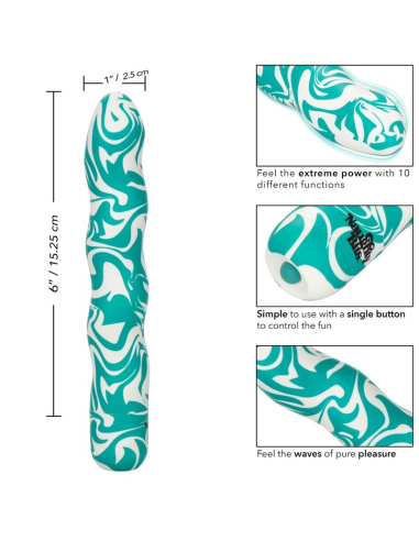 Vibrador Personal CALEXOTICS Squiggle Dick | Estimulación Innovadora y Curvilínea