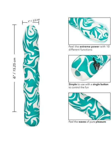 Vibrador Personal CALEXOTICS Squiggle Dick | Estimulación Innovadora y Curvilínea