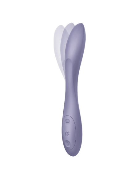 SATISFYER G-SPOT FLEX 2: Vibrador Morado Flexible